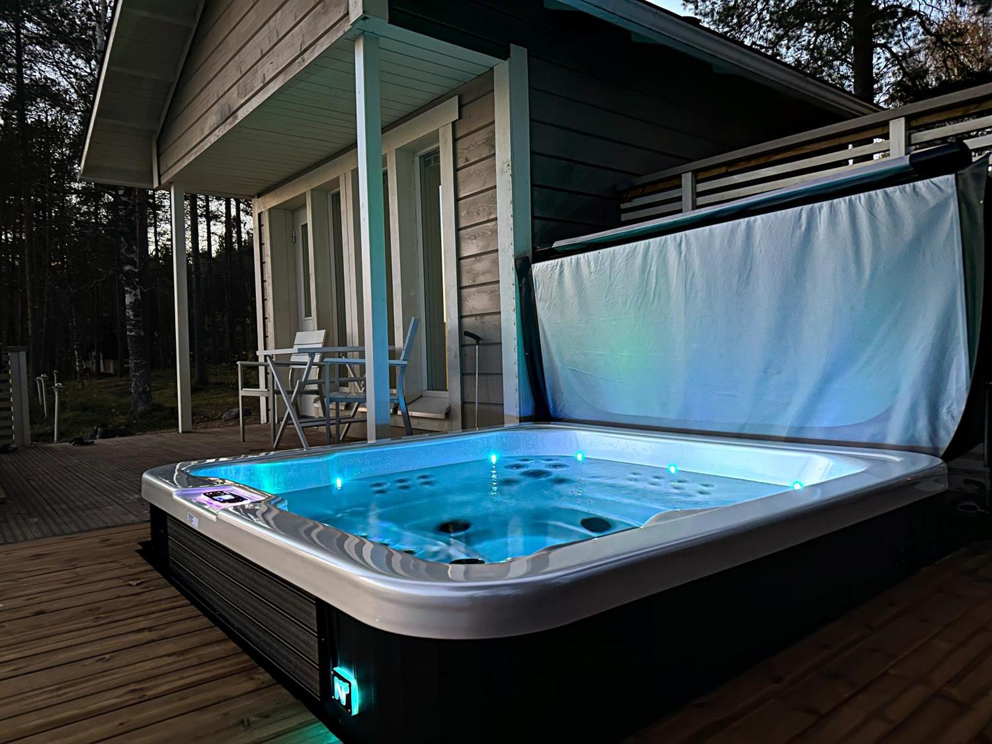 Luxurious Villa Kinos With Jacuzzi Rovaniemi Exteriér fotografie